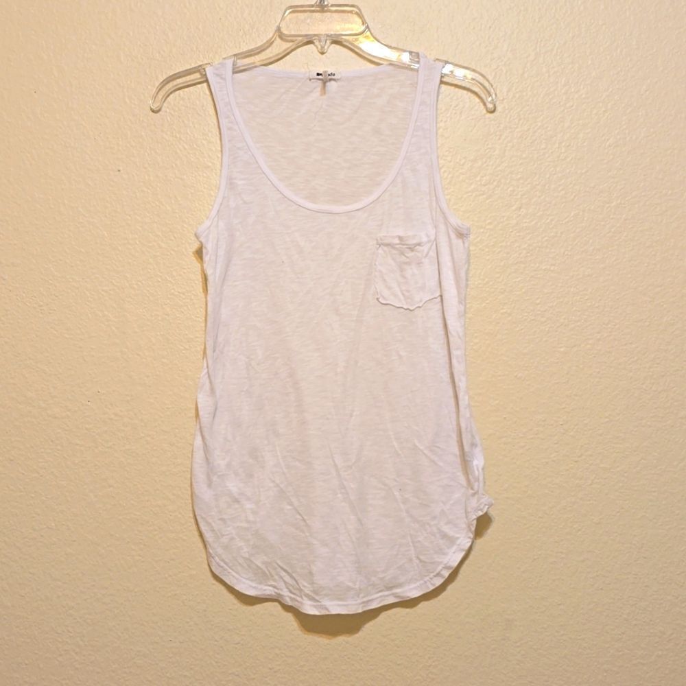 LA MADE WHITE TANK TOP XS